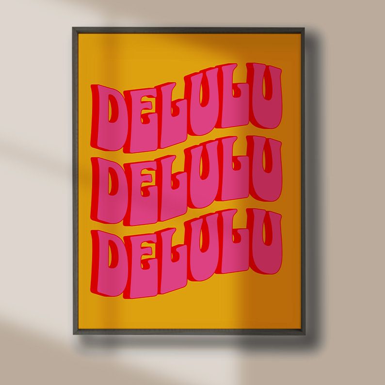 DELULU Preppy Gallery Wall Set of 6 Prints - DIGITAL product image (7)