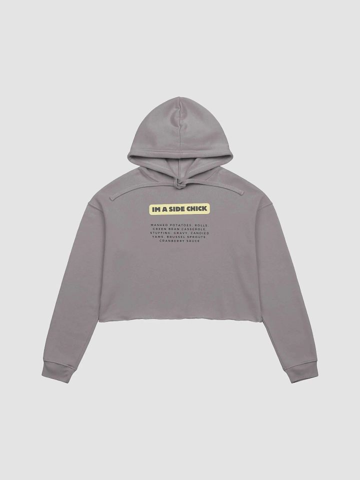 The Ultimate Side Chick: Feast Your Eyes on This Women’s Crop Hoodie product image (2)