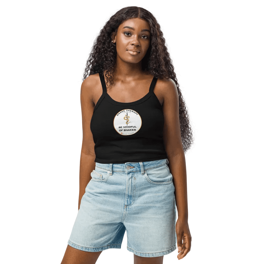 Snake Therapy Logo-Be Mindful Crop Tank product image (7)