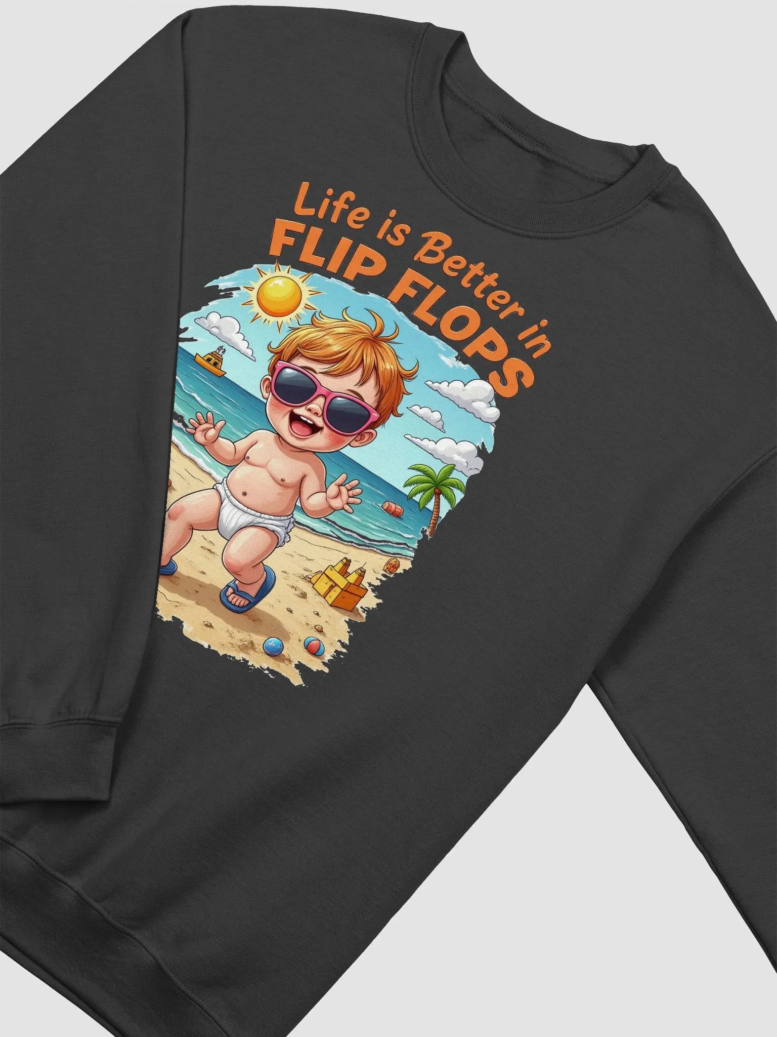 Life is Better in Flip Flops Crewneck product image (2)
