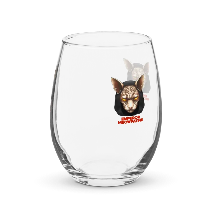 Emperor Meowpatine Wine Glass product image (1)