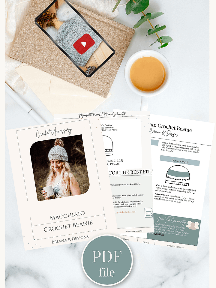 Macchiato Beanie Video (5 Sizes) product image (2)