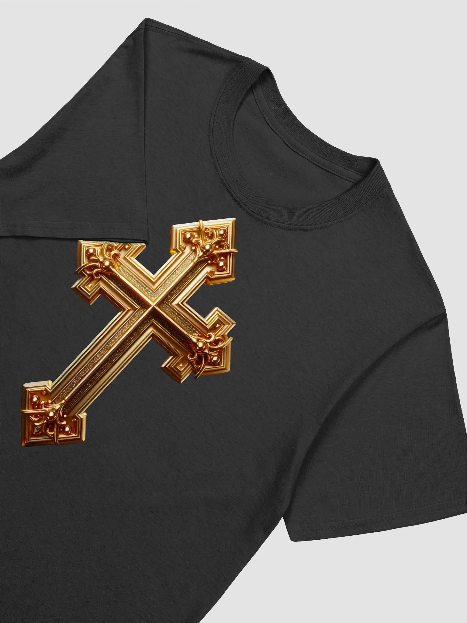 A Golden Cross - Unisex Softstyle T-Shirt #4 product image (3)