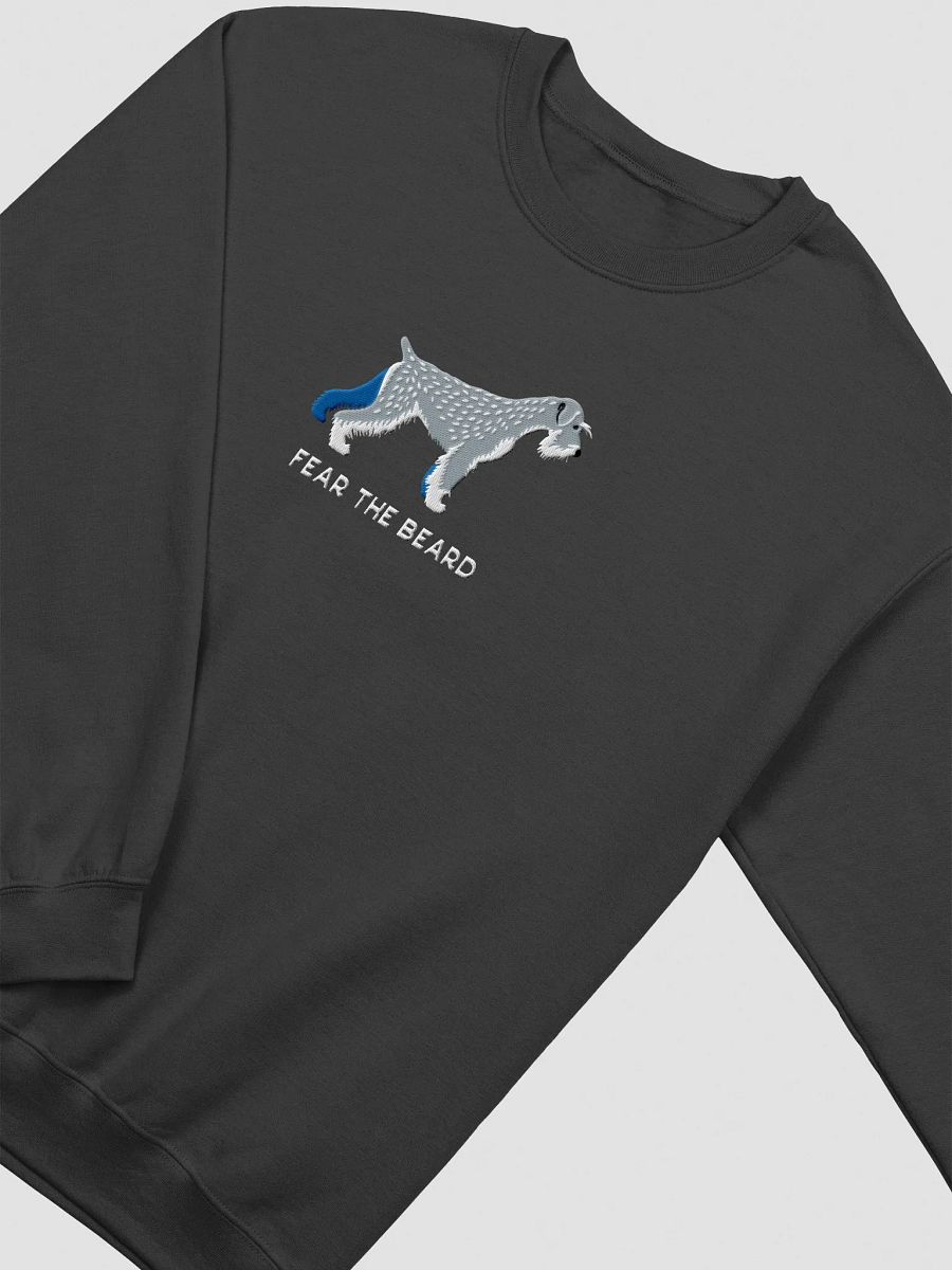 Fear the Beard Sweatshirt (Embroidered) of a Standard Schnauzer product image (14)