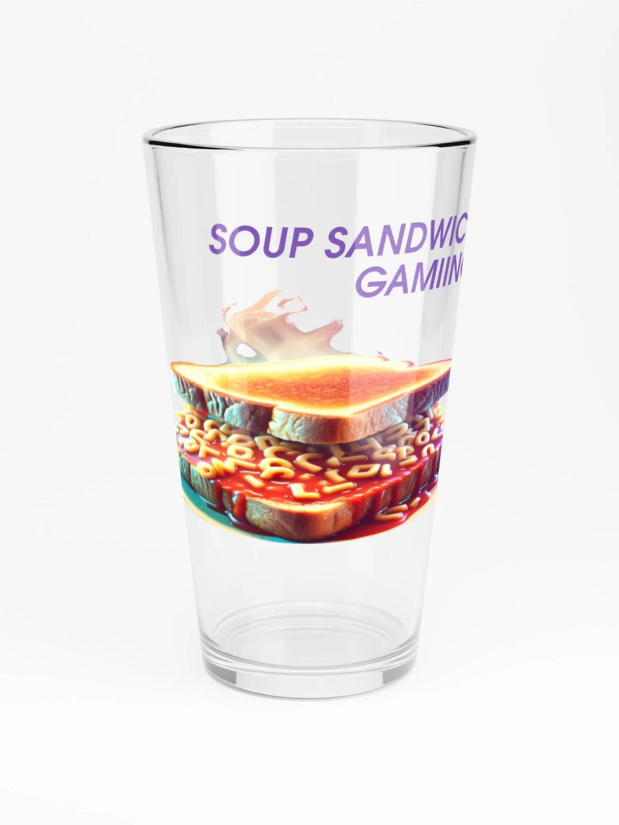 SoupSandwich Gaming Pint Glass product image (3)