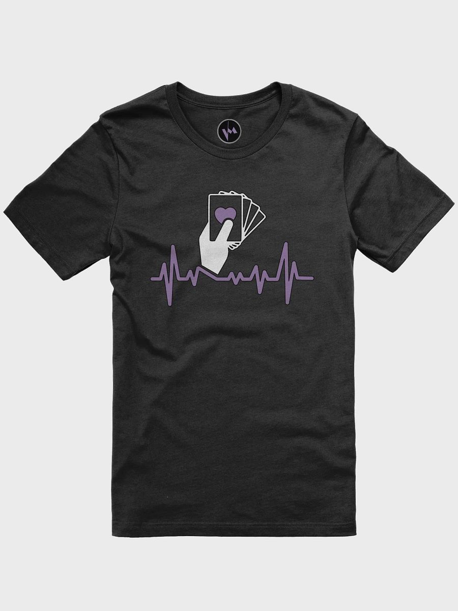 Poker Life Heartbeat Unisex tee product image (1)