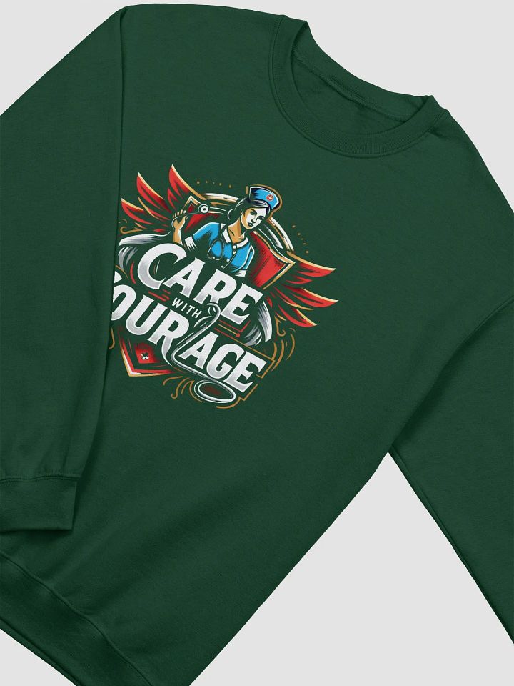Courageous Care Nurse Stylized Sweatshirt product image (9)