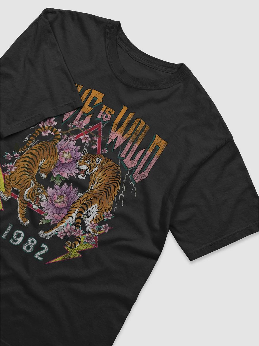 Love is Wild Yin-Yang Tigers Tee | Vintage Rock and Roll Aesthetic Streetwear Design product image (11)