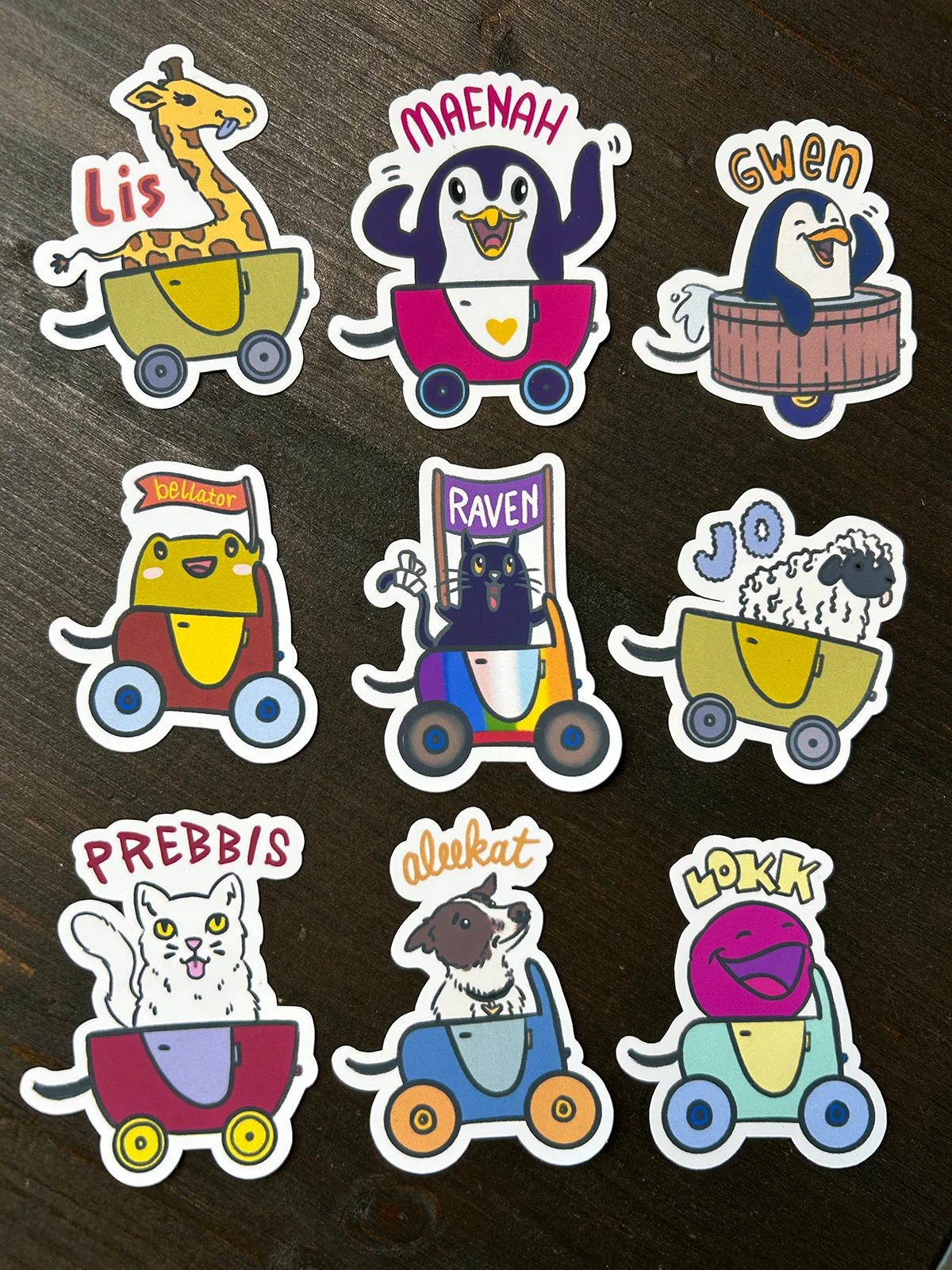 sticker pack : t-train product image (3)