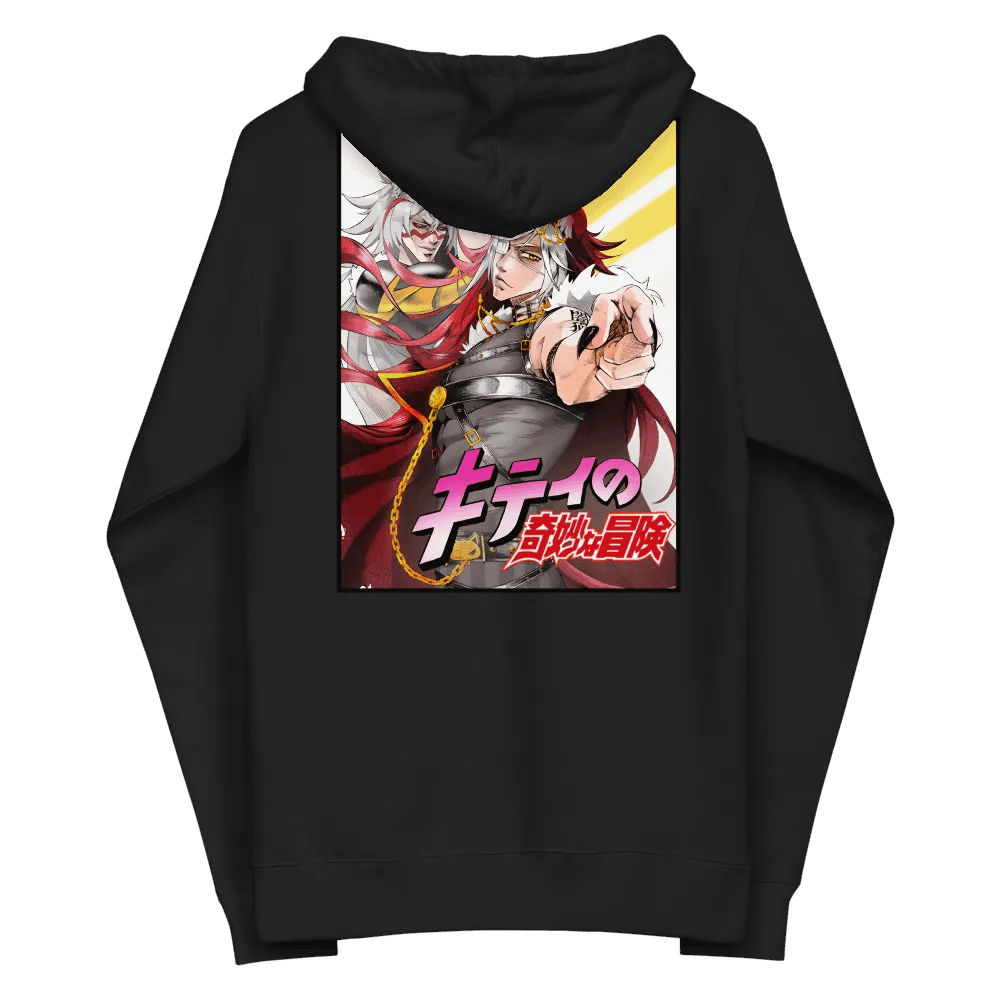 Embroidered Kitty's Adventure Zip-Up Hoodie - color product image (6)