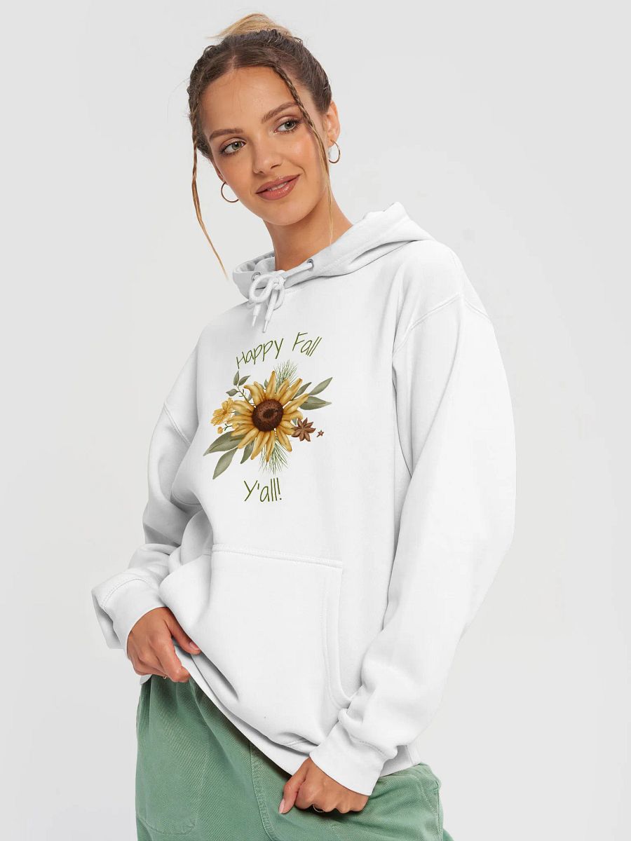 Fall Floral Sunflower Happiness Hoodie product image (4)