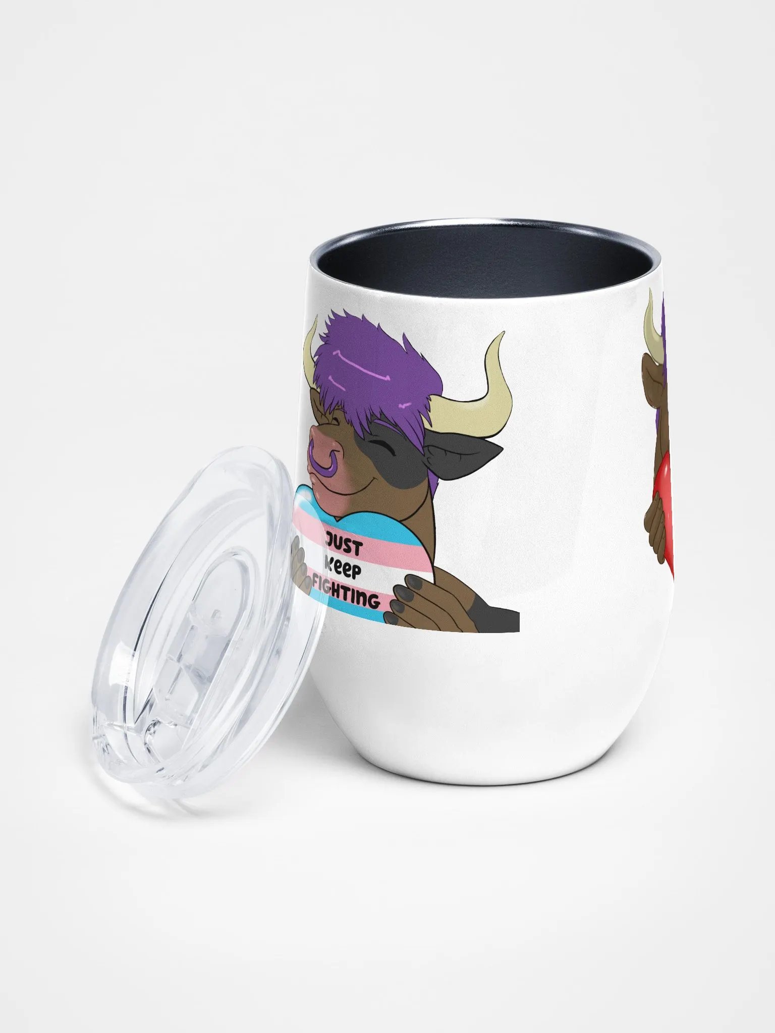 "Cup of Love" Wine Tumbler product image (2)