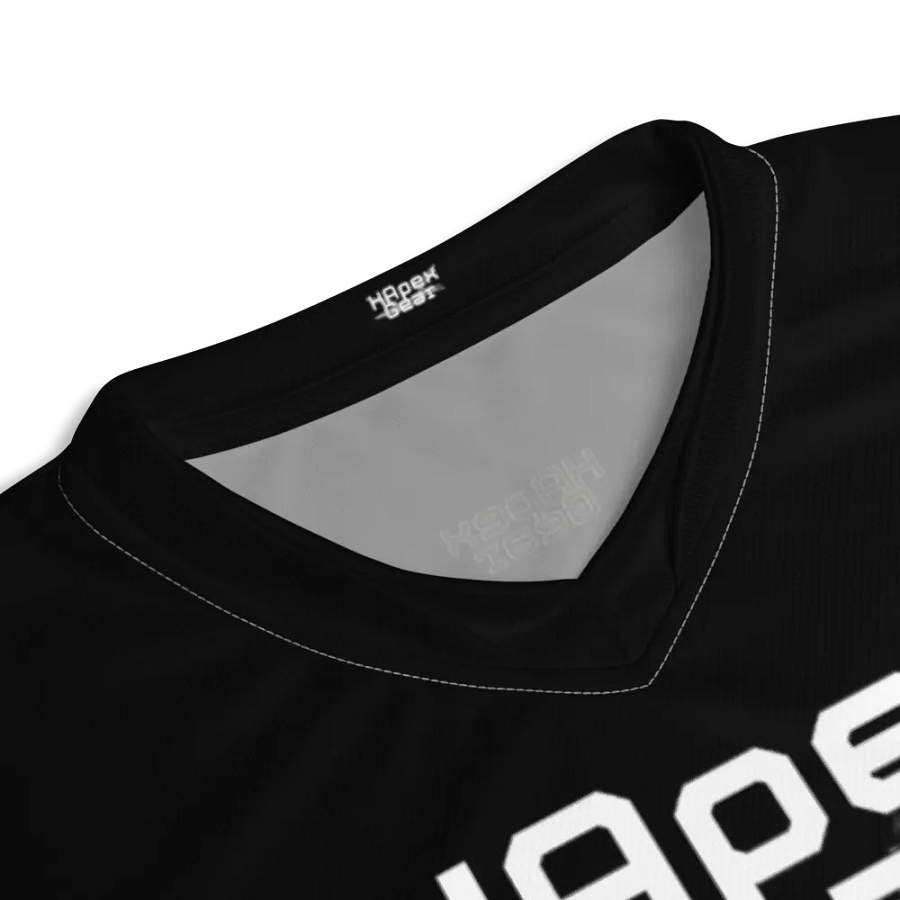 Capital SYNC - Black - Recycled Unisex Sports Jersey - White HApex Gear Black Logo product image (4)