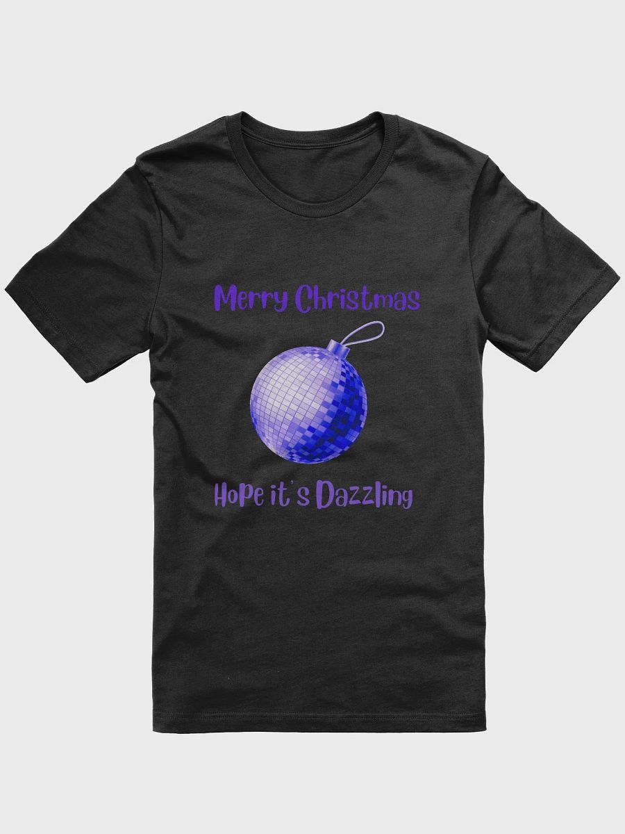 Dazzling Mirrorball Bauble Christmas T-Shirt - Purple product image (6)