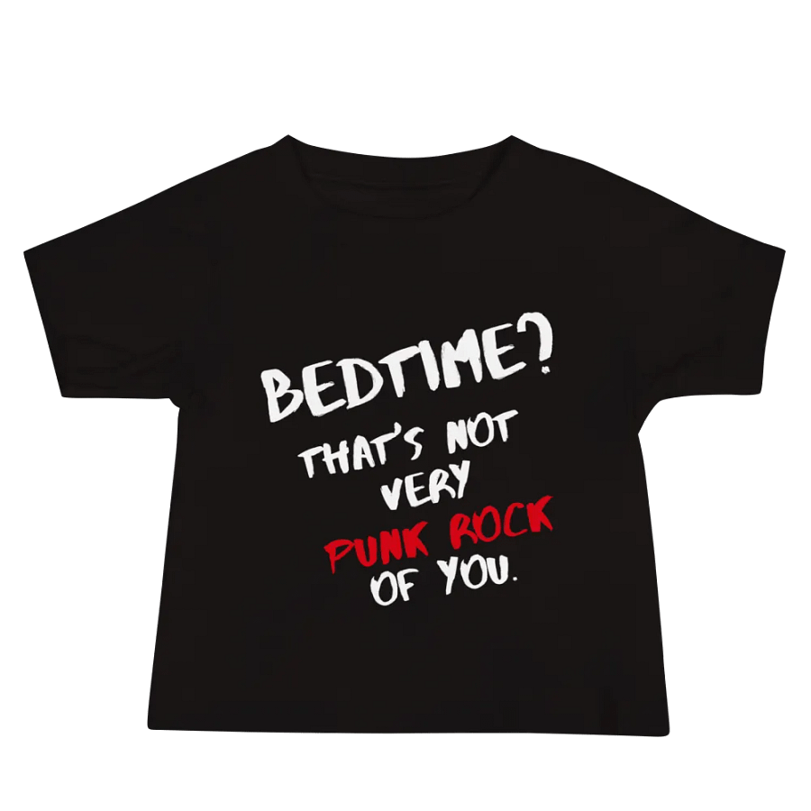 Bedtime is Not Punk Rock Baby Jersey Tee product image (1)