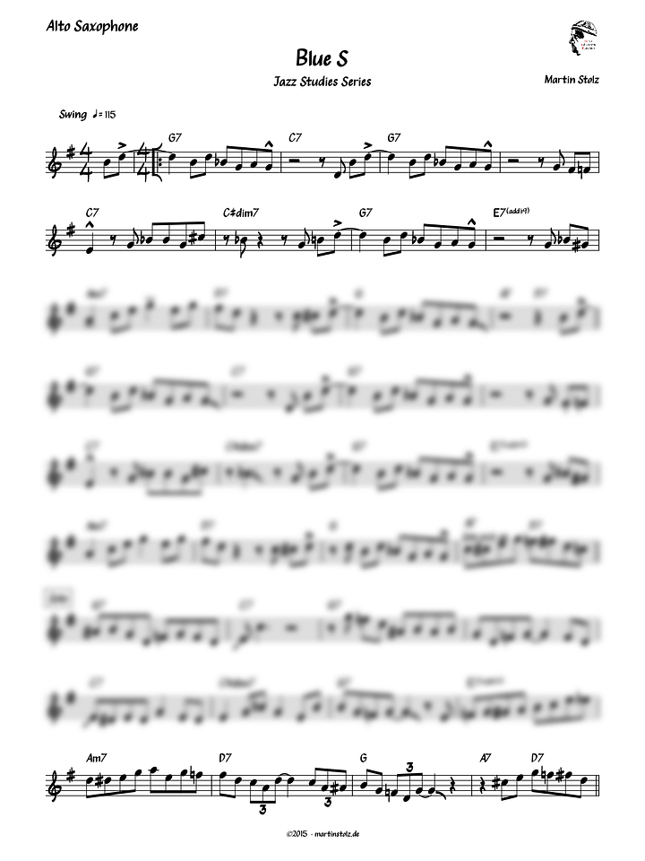 Blue S - Alto Saxophone product image (2)