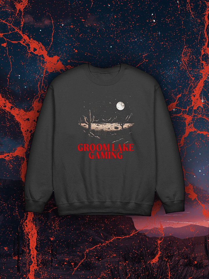 Groom Lake Gaming Scenery Unisex Sweatshirt product image (1)