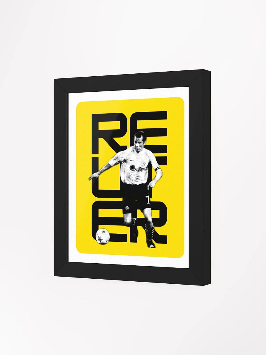 Stefan Reuter BW Borussia Dortmund Name Art Framed Print product image (4)