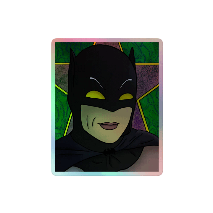 The winged crusader Holographic Sticker product image (2)