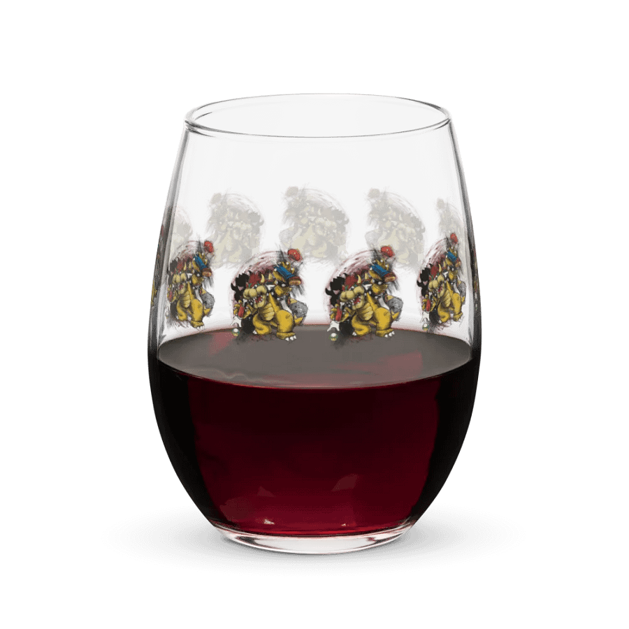 Bowser by StephyJ Stemless Wine Glass product image (6)
