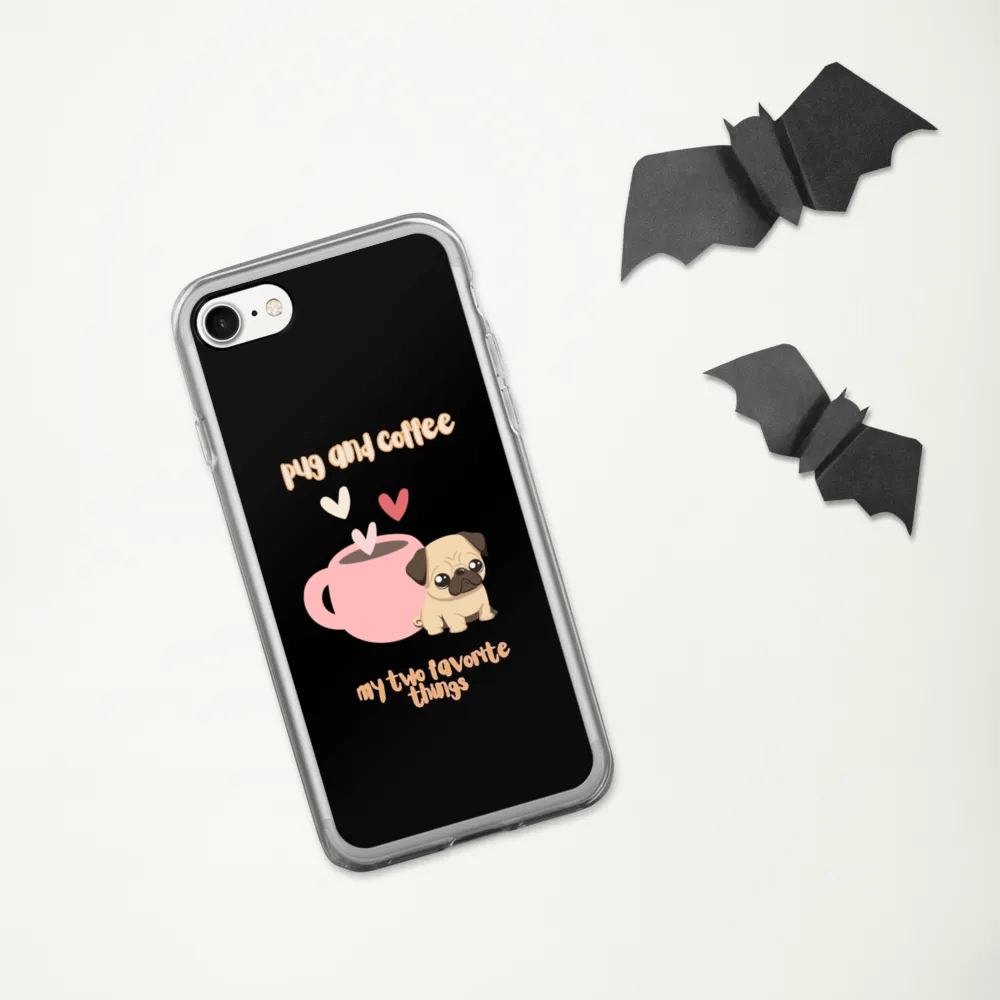 Pug & Coffee Love iPhone Case product image (333)
