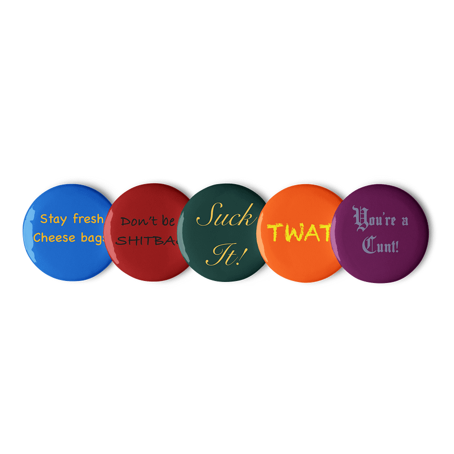 American Slang Pin Button Set product image (1)
