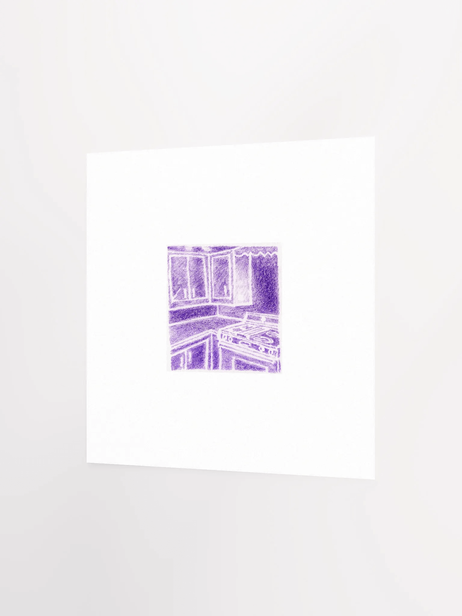 Purple Kitchen Print product image (3)