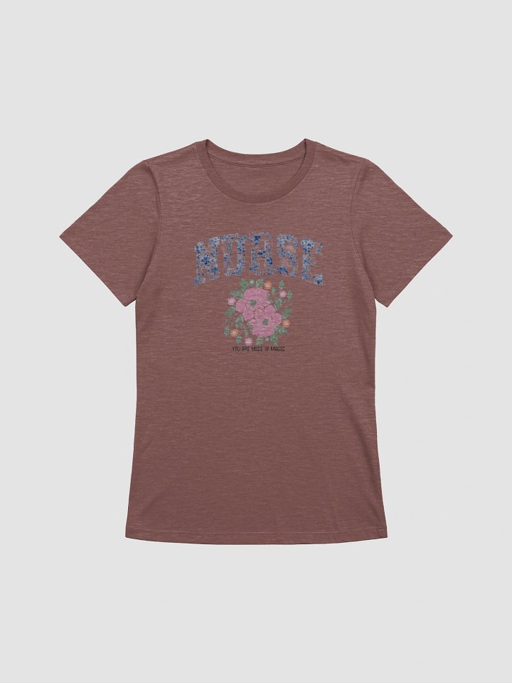 Women's Supersoft Relaxed-fit T-Shirt Nurse Flower product image (1)