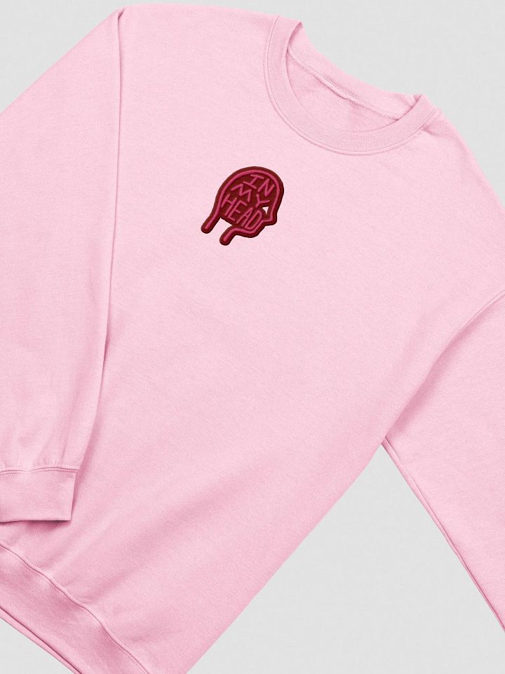 In My Head embroidered crewneck (rose bubble design) product image (1)