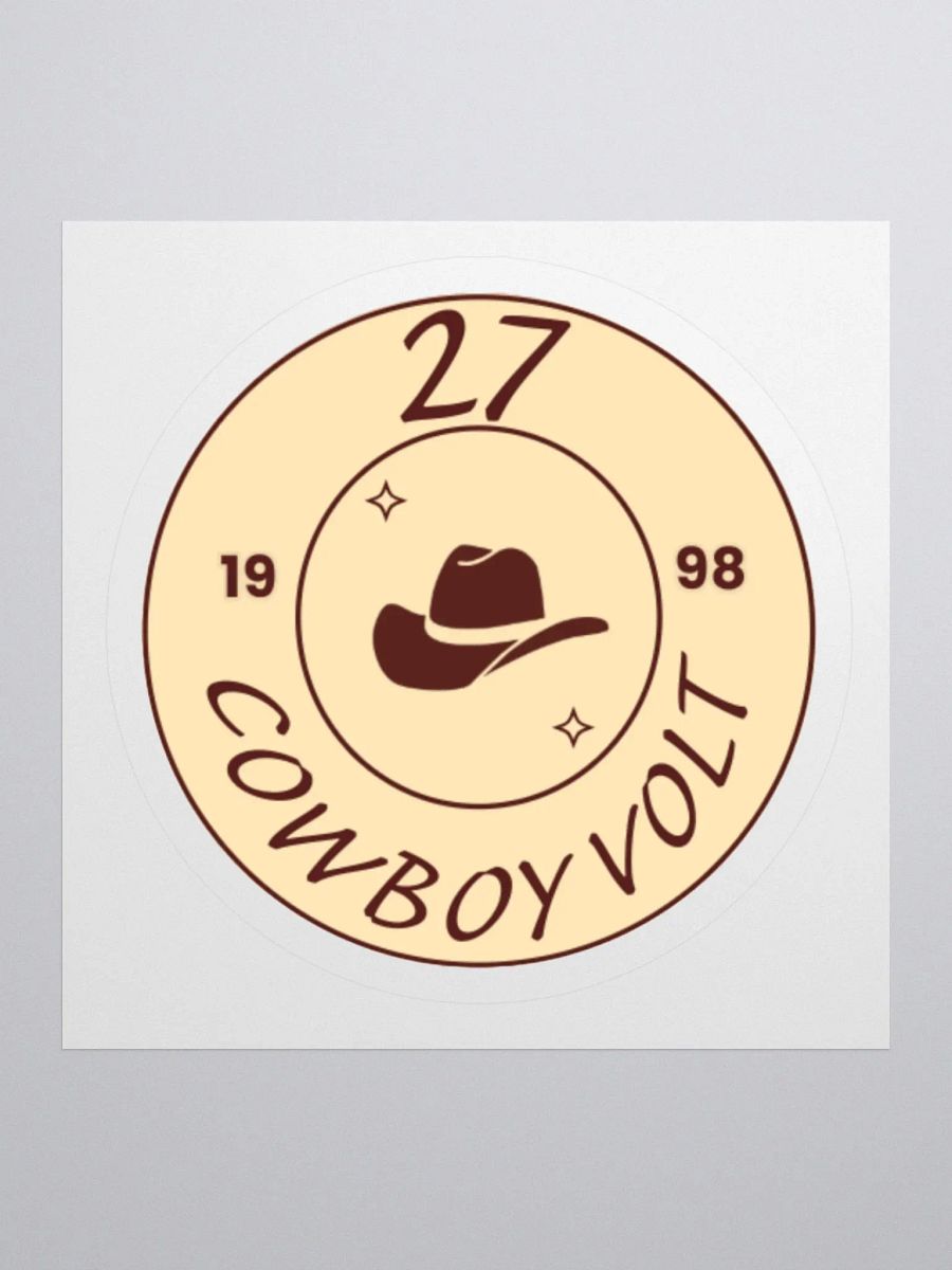 '27' Celebration Emblem Kiss Cut Stickers product image (2)