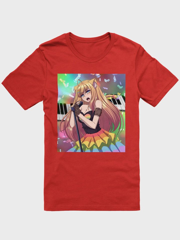 🌈Rhea Rainbow LIVE Red Supersoft T-Shirt! product image (1)