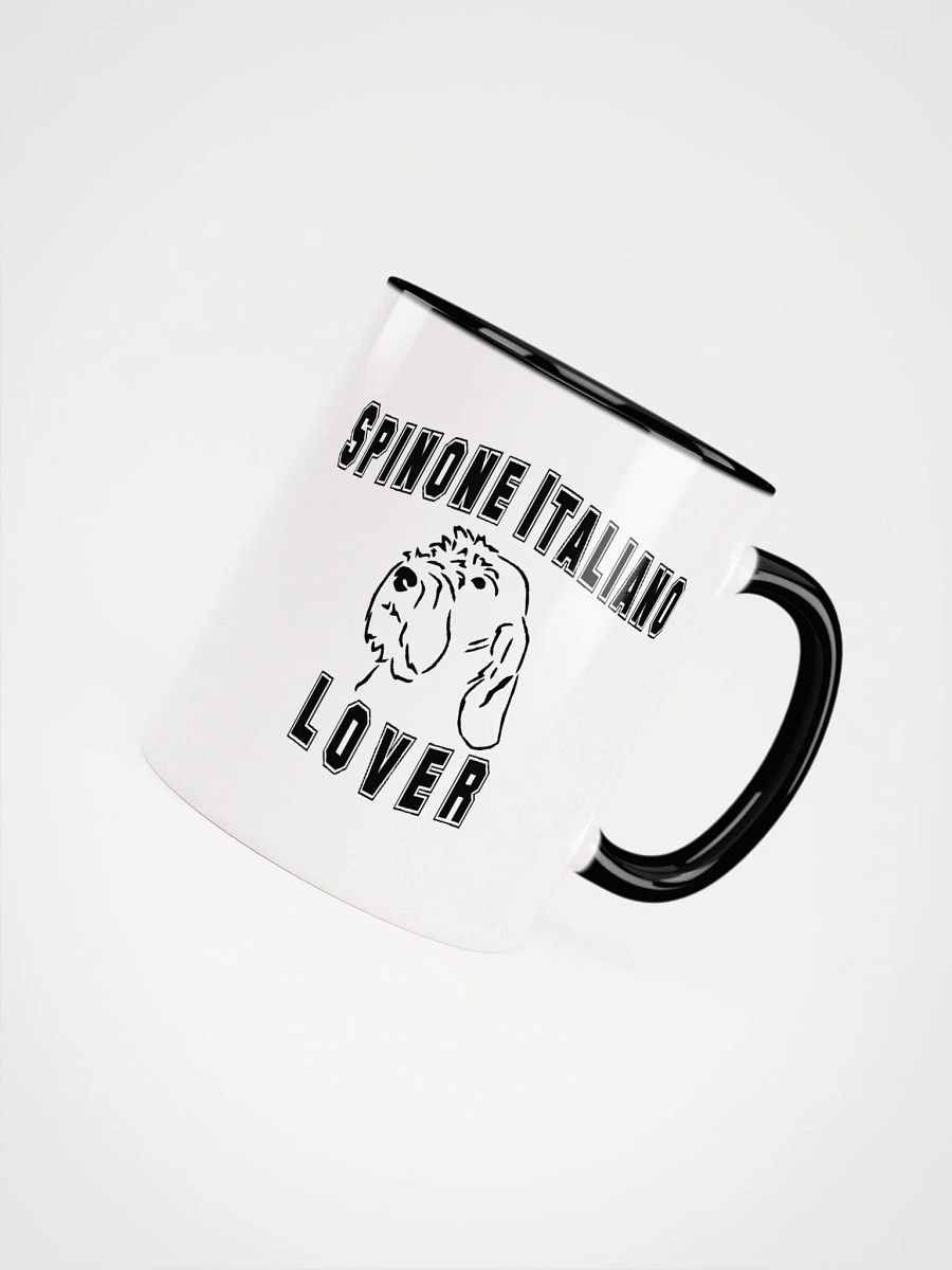 Spinone Italiano Lover MUG with black Spinone Head Silhouette product image (53)