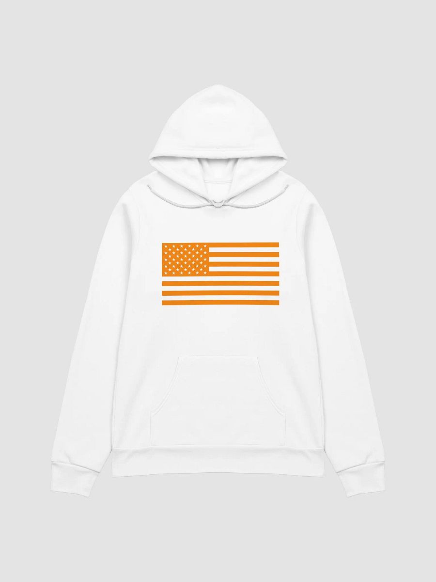 Orange American Flag Hoodie product image (1)