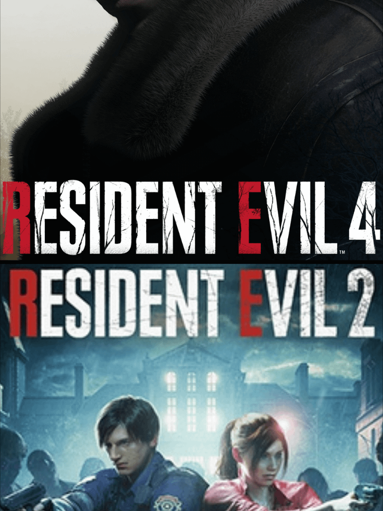Resident Evil 2 and 4