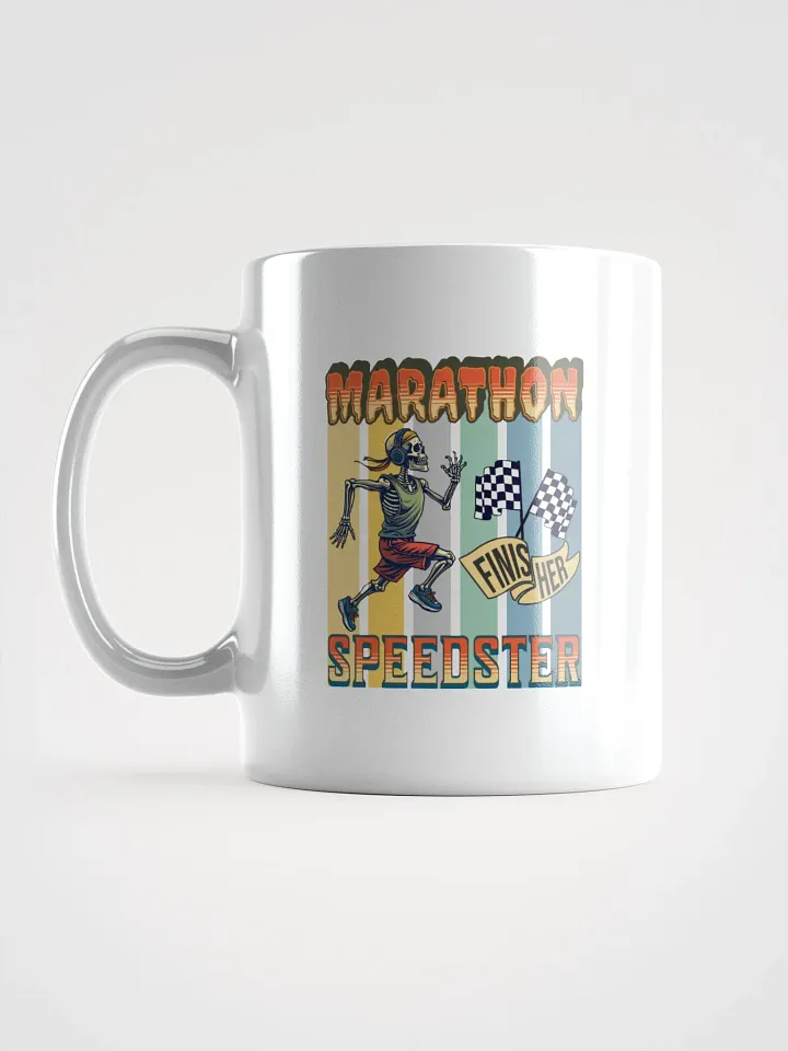 Marathon Speedster Skeleton Running Mug product image (1)