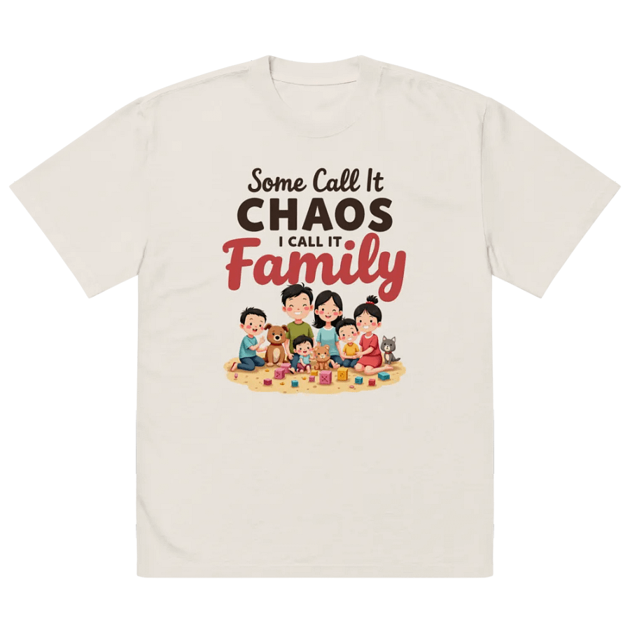 Chaos to Family Fun Oversized Tee product image (14)