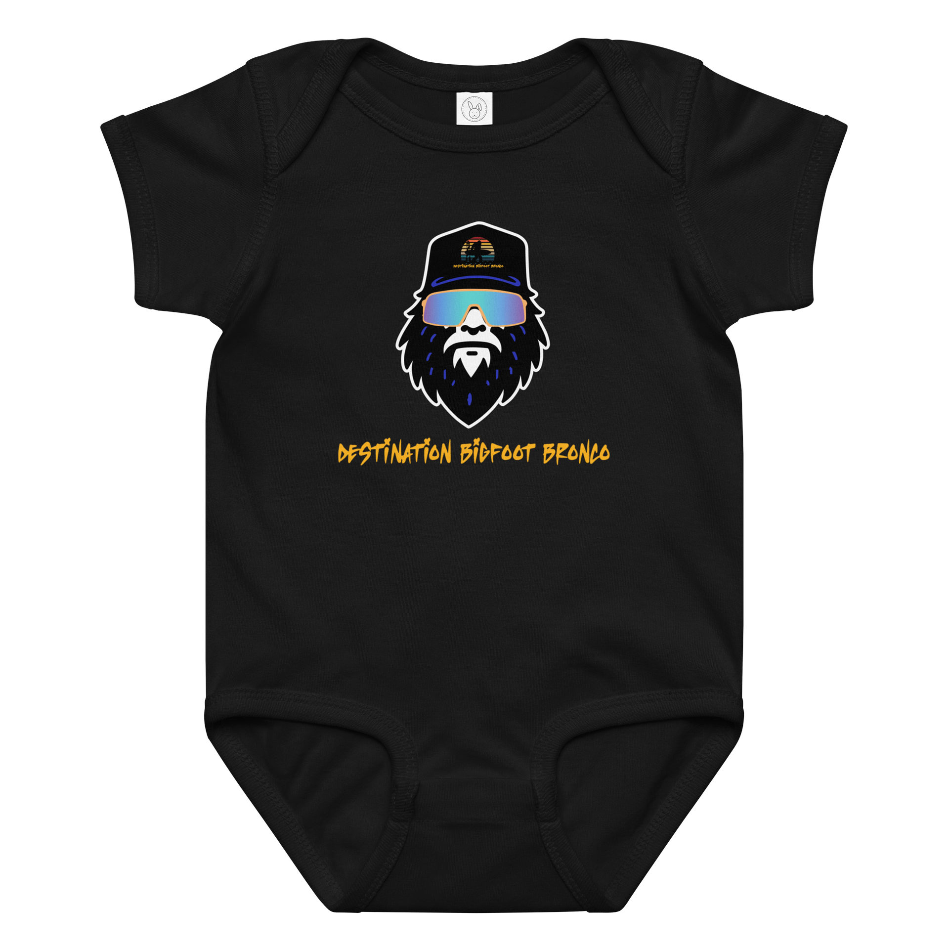 Destination Bigfoot Bronco Bigfoot Logo Rabbit Skins Baby Jersey Bodysuit (Multiple Colors Available) product image (3)