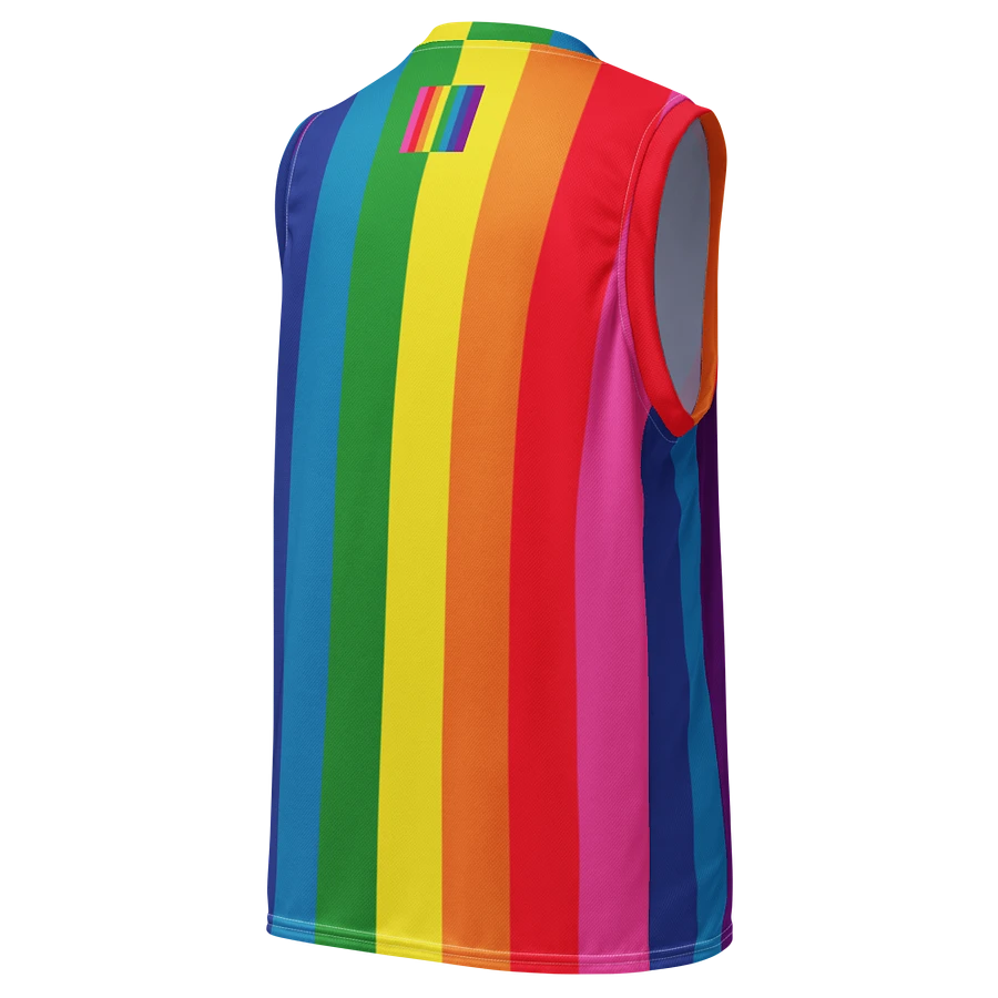 1978 Rainbow Pride Flag = 8-Color - All-Over Print Basketball Jersey product image (7)