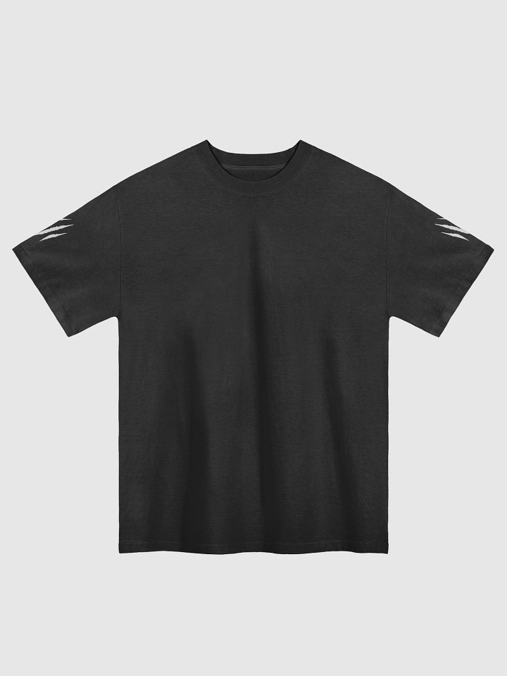 "Scratch Claws" (White) AS Colour Premium Oversized Faded T-Shirt product image (2)
