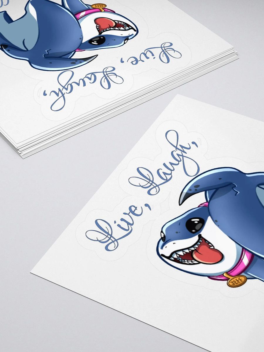 Live, Laugh, Jeff Rivals KissCut Sticker product image (12)