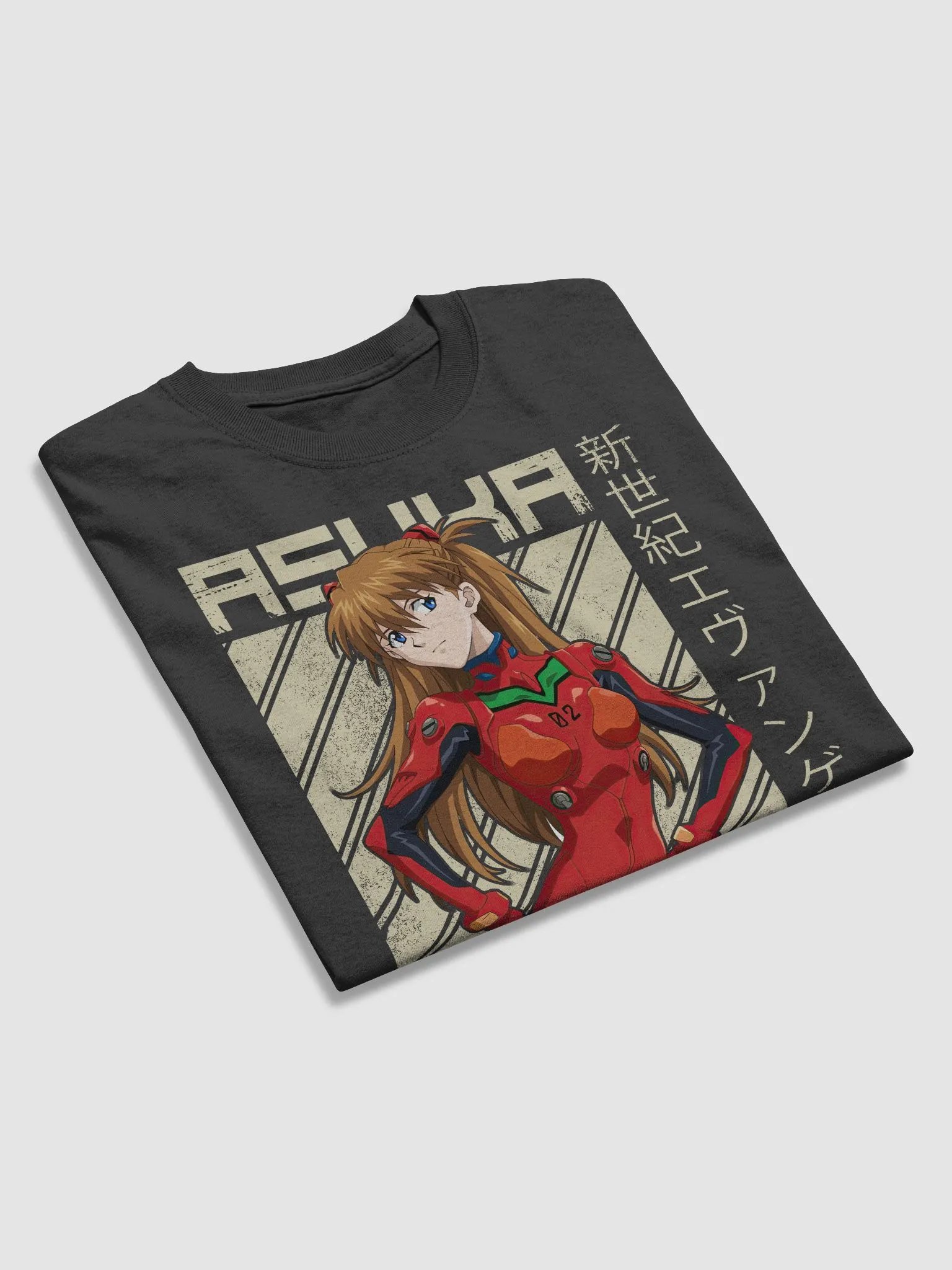 Evangelion Asuka T-Shirt – Gildan Heavyweight product image (3)