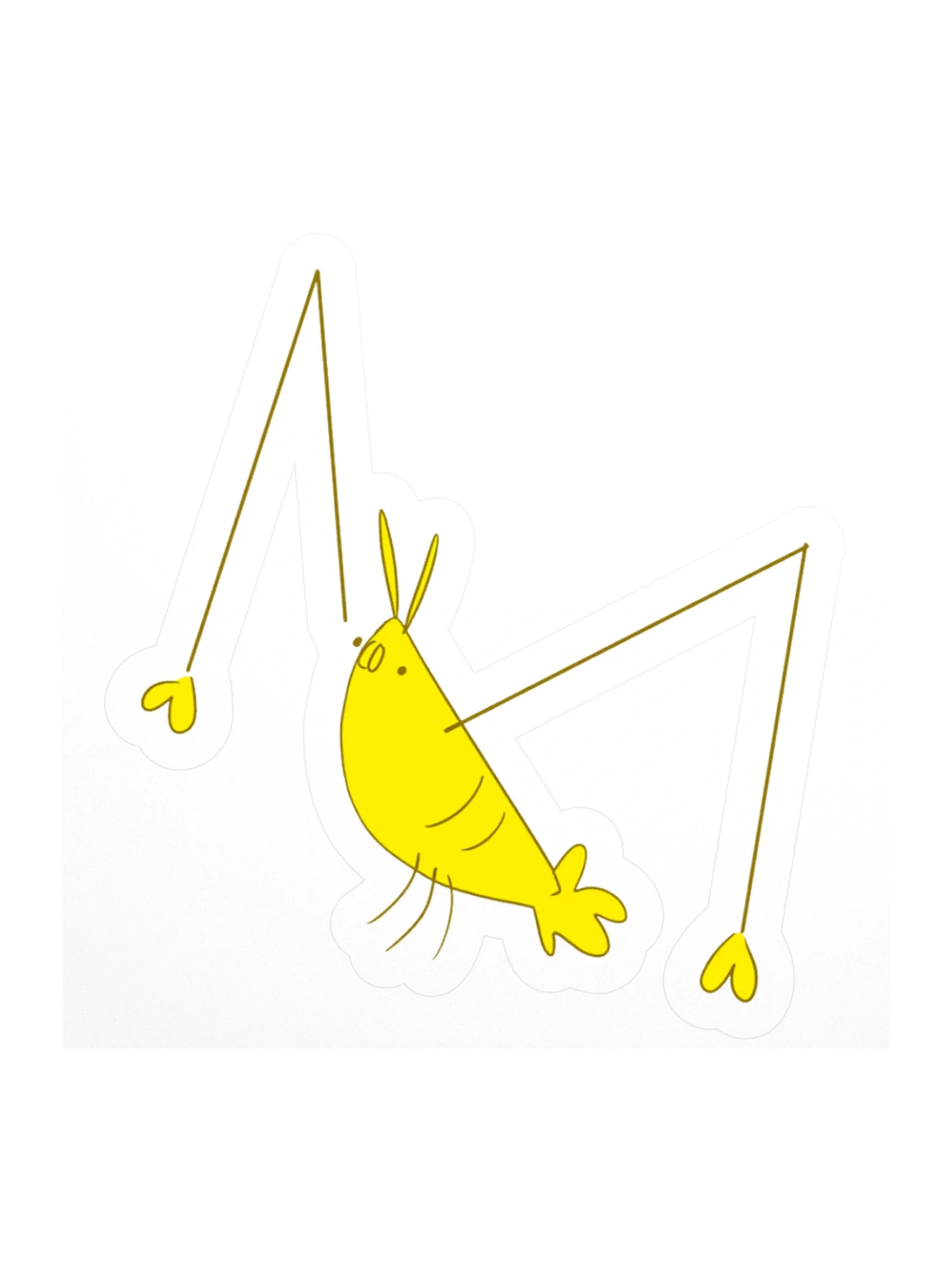 SHRAMPS - Yellow Sticker product image (1)