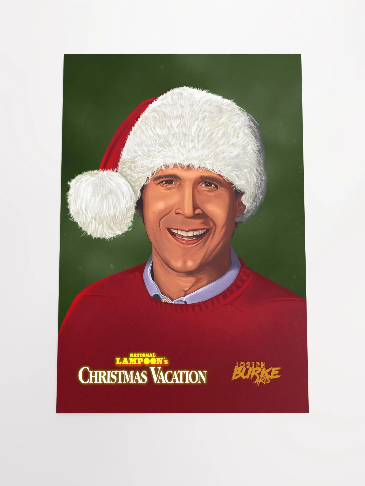 Clark Griswold "Christmas Vacation" Digital Portrait 12x18 Fine Art Print product image (4)