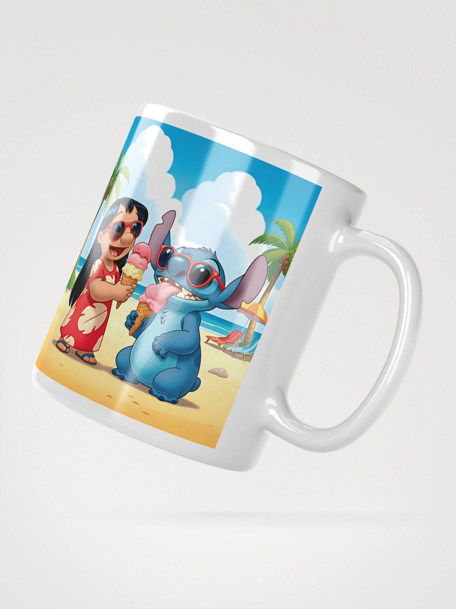 White Glossy Mug Lilo & Stitch product image (3)