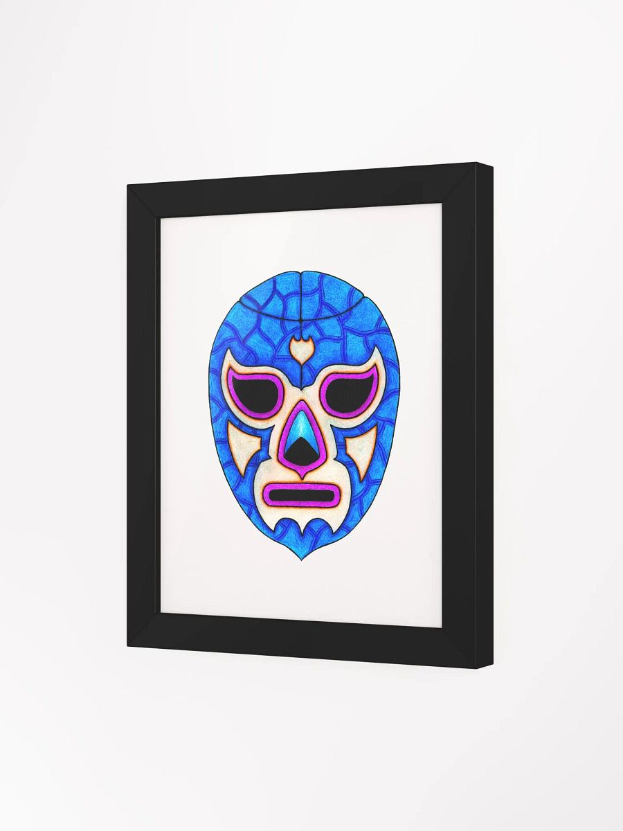 Luchador framed print product image (3)