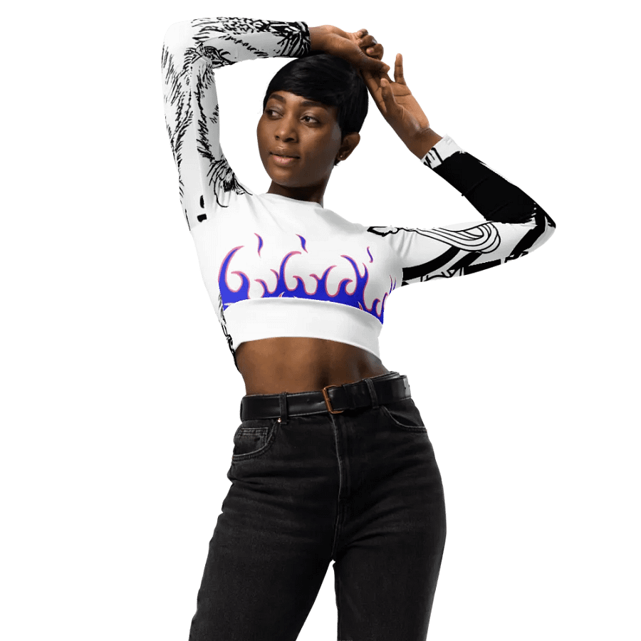 Flame Fusion Recycled Crop Top product image (3)