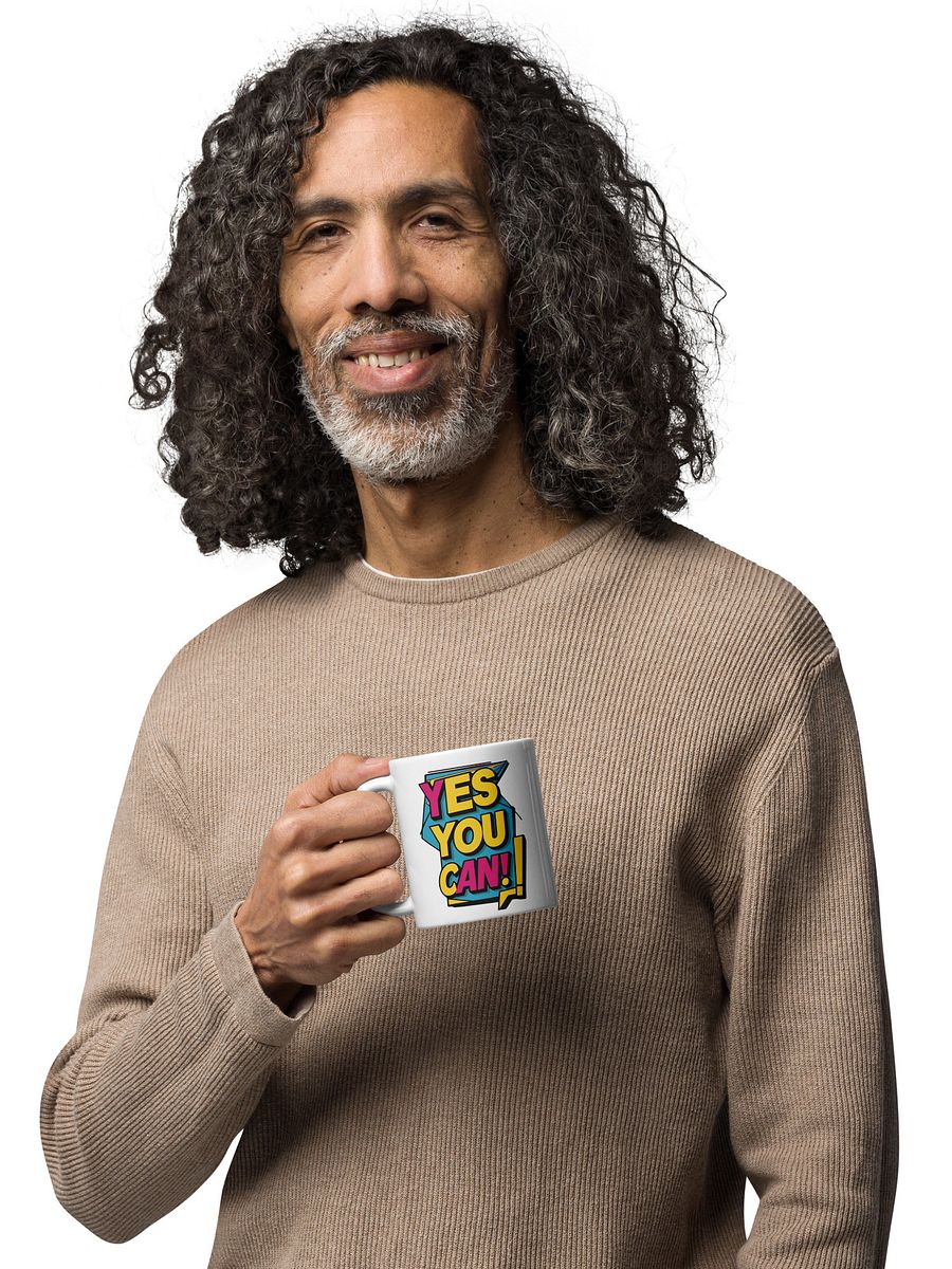 Yes You Can! White Glossy Mug product image (7)