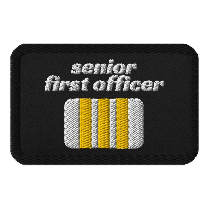 Senior First Officer (Flight Crew) - Embroidered Patch product image (1)