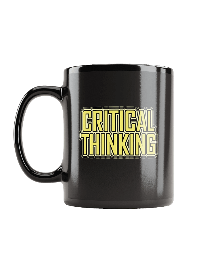 Promote Critical Thinking Now - Black Mug product image (1)