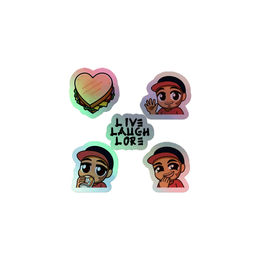 Holo Emote Stickers product image (1)
